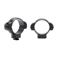 Pecar Optics Low Steel Scope Rings - 30mm  #pr-30l-tis