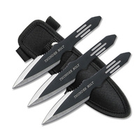 Perfect Point 140Mm Stainless Steel Thunder Bolt Throwing Knives - 3Pc #k-Rc-595-3