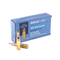 Ppu Rifle Line .308 Winchester 180gr Sp Ammunition – 20 Rounds