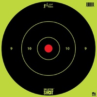 Pro-shot 12b-green-tg-5pk Splatter Shot 12 Inch Bullseye Reactive Targets 5 Pack