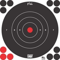 Pro-shot 8b-whte-6pk Splatter Shot Peel & Stick Targets 8 Inch 6 Pack