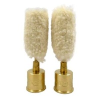 Pro-shot 12sc 12 Gauge Wool Mop Brass Snap Caps 2-pack