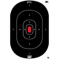 Pro-shot Silh-intp-8pk Splattershot Silhouette Targets 12x18 Inch 8 Pack