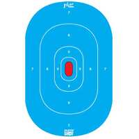 Proshot 12x18 Silhouette Targets Paper Excellent Quality - Blue #Silh-intp-blue-8pk