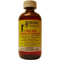 Proshot 1 Step Gun Cleaner Lubrican Excellent Quality - 8oz #1step-8