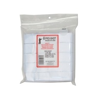Pro-shot 11/8-1000 1 1/8" Square Cotton Cleaning Patches .22-.270 Cal 1000 Pack