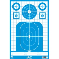 Pro-shot Tacprec-b-8pk Precision Heavy Tag Paper Shooting Targets Blue 8-pack