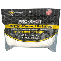 Pro-Shot 105 Black Powder Patches 45-58 Cal 100 Pack