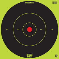 Pro-Shot 12b-Green-Tg-12pk Target 12 Pack Green Bullseye