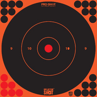 Pro-Shot 12b-Orng-5pk Target 12 Inch Peel Stick 5-Pack
