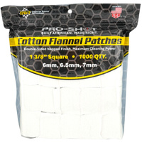 Pro-Shot 13/8-1000 Cleaning Patches 6mm To 7mm 1000 Pack