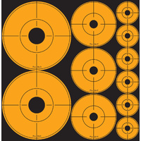Pro-Shot Assorted-Dot Target Dots Adhesive 110 Pack