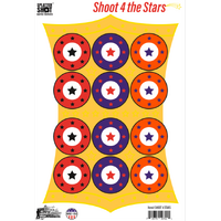Pro-Shot Gs-Stars-8pk Splatter Target 12x18 Game Series 8 Pack