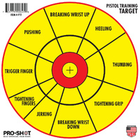 Pro-Shot Ptt-6pk Pistol Training Target 12 Inch 6-Pack