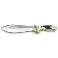 Puma Rudemann 40 304 Mm Fixed Hunting Knife Stainless Steel - Staghorn Scales #11 3584
