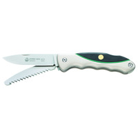 Puma Pretec Drop Point With Saw Folding Knife - Nickel Abs Scales #23 0702