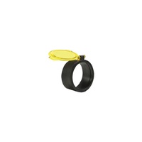 Quake Bushwacker Spring Open Scope Cover - Amber See-Thru #00599