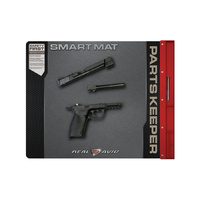 Real Avid 19"x16'' Smart Handgun Cleaning Mat With Built In Parts Keeper