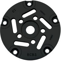 Rcbs Reloading Tool Perfect Precision Manufactured Pro Chucker 5 Shell Plate -  #6 Black #r88923