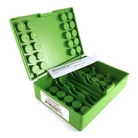 Redding 01095 Separated Plastic Reloading Die Storage Box Green