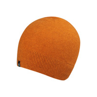 Ridgeline Lambswool Rib Beanie Blaze Rust - Silk Blend Fibre #rlabnlwz