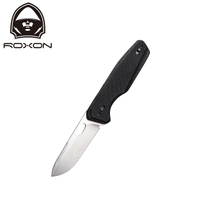 Roxon Interchangeable Folding Knife G10 Handle - Stainless Steel Drop Point Blade #S502u