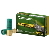 Remington Slugger 12 Gauge Rifled Slugs For Hunting, High Velocity #sp12rs