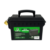 Ridgetek Rl10123 Lockable .30 Cal Ammo Box With Padlock In Black