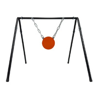 Ridgetek Rl10319 Ar500 Steel Gong Target 8in X 1/2in With Stand