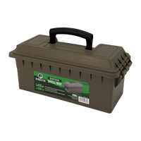 Ridgetek Rl10668 Shotgun Shell Ammo Box Dark Earth With Padlock