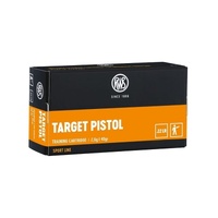 Rws 2132710 Target Pistol Ammunition 22 Lr 40gr Lrn 50 Pack