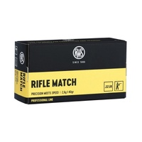Rws 2134225 Rifle Match Ammunition .22 Lr 40gr Lrn