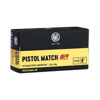 Rws 2317799 Pistol Match .22 Lr Ammunition 40 Gr 50 Pack