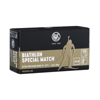 Rws Biathlon Special Match 2414035 Rimfire Ammo 40gr Lrn 50 Pack