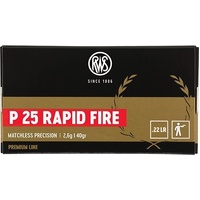 Rws 2414037 Rimfire Ammo 22 Lr 40gr Lrn 50 Pack