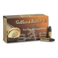 S&b Sellier & Bellot V355272 22lr Subsonic Lrn 40 Grain Rimfire Ammo 50 Rd