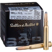 S&b V331692 30-06 Springfield 180gr Fmj Rifle Ammunition 50 Rounds
