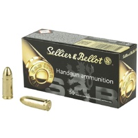 S&b Sellier & Bellot V310492 9mm Luger 124gr Fmj Ammo 50 Rounds