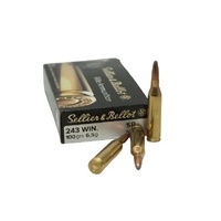 S&b Sellier & Bellot V330812 .243 Win Ammo 100 Grain Soft Point 20 Rounds