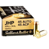 Sellier & Bellot V311892 45 Acp Ammo 230 Grain Jhp