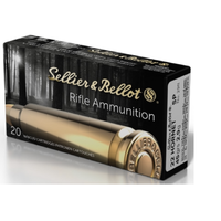 Sellier & Bellot V330012 22 Hornet Ammo 45 Grain Soft Point 20 Rds