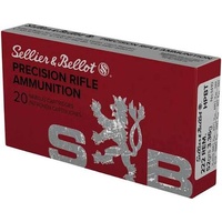 Sellier & Bellot V332862 Ammunition 222 Remington 52 Grain Hpbt