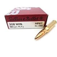 S&B V338702 308 Bullets 180 Grain Hpbt 50 Pack