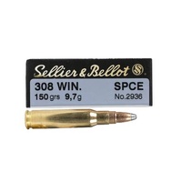 Sellier & Bellot V338972 Bullets .308 150 Grain Spce 50 Pack