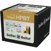 Sellier & Bellot V339152 Bullets 77gr Hpbt 224