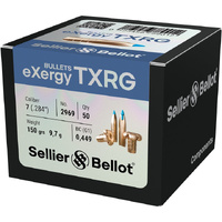 Sellier And Bellot V339332 7mm Bullet 150gr Txrg Blue Lead-Free 50 Pack