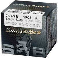 Sellier & Bellot V340632 7x65r Ammo 173 Grain Spce 50 Pack