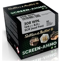 Sellier & Bellot V342002 .308 Win Ammo 124gr Fmj Zinc 50 Pack