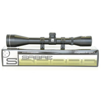 Sabre Accent 4 X 40 Huting Rifle Scope  - With 3/8 Rings #sam440