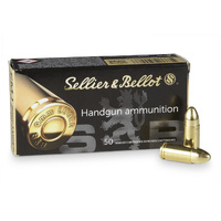 Sellier & Bellot 9mm Luger 115 Grain Fmj Ammo 50 Rd High Quality #v310452